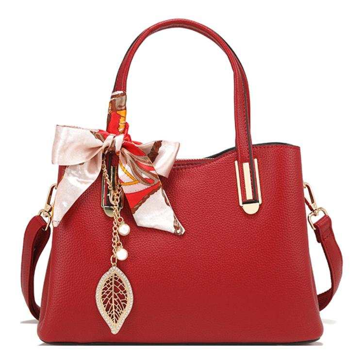 PAYOT Microfiber Synthetic Leather Handbag, Shoulder Bag, Crossbody Bag Regular Women's Burgundy