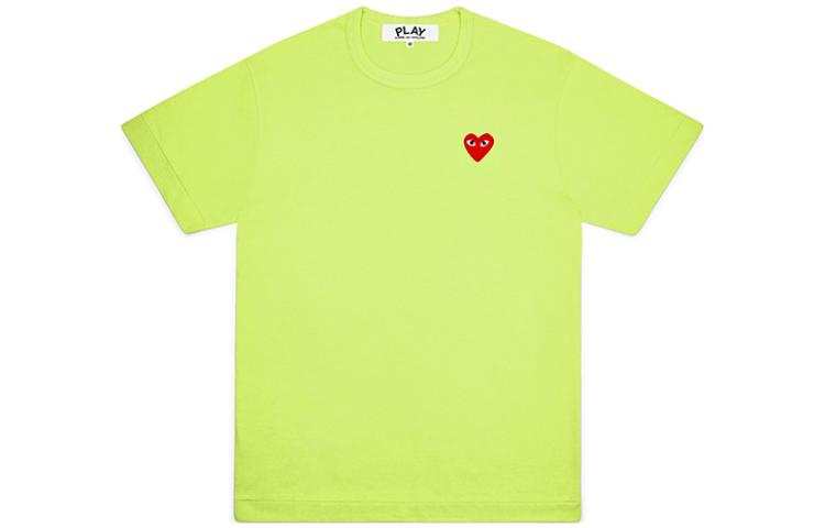 CDG Play Comme Des Garcons Play Pastelle Red Emblem T shirt