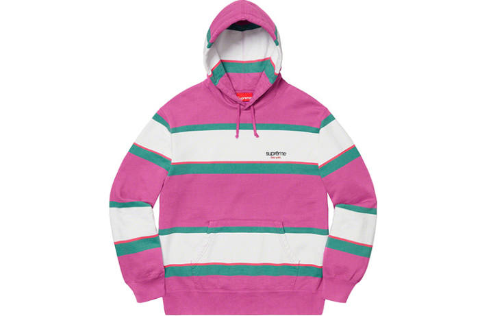 Supreme Supreme Stripe Hooded Sweatshirt