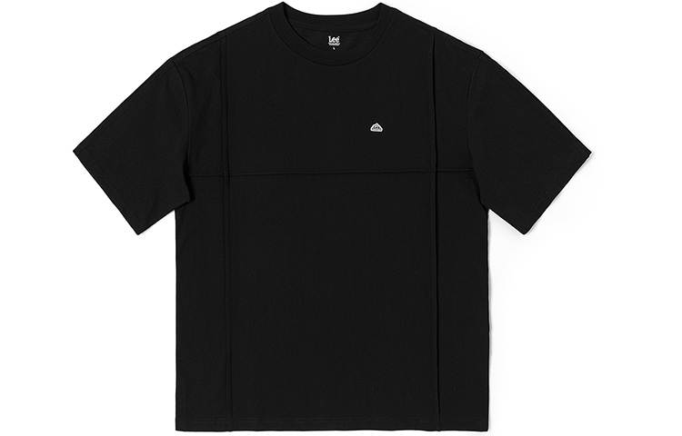 Lee T Shirts Men's Black Crew Neck Moderate Straight Fit