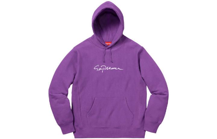 Supreme Supreme Classic Script Hooded Sweatshirt