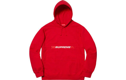 Supreme Supreme Zip Pouch Hooded Sweatshirt