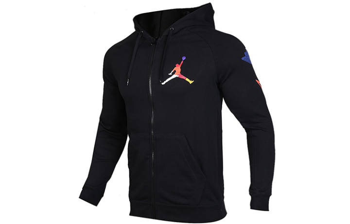 Jordan Jordan Sweatshirts Men's Hooded Moderate Cardigan