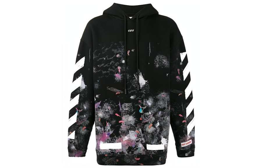 OFF-WHITE OFF-WHITE Diag Galaxy Brushed Over Hoodie