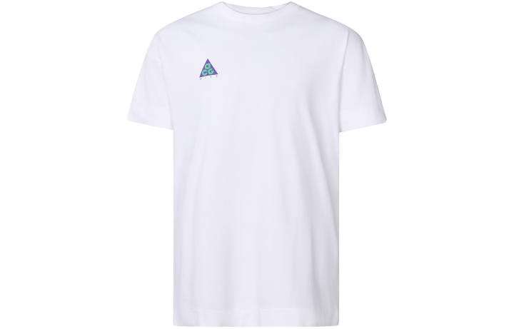 Nike Nike ACG T Shirts Men's White Crew Neck Moderate Straight Fit