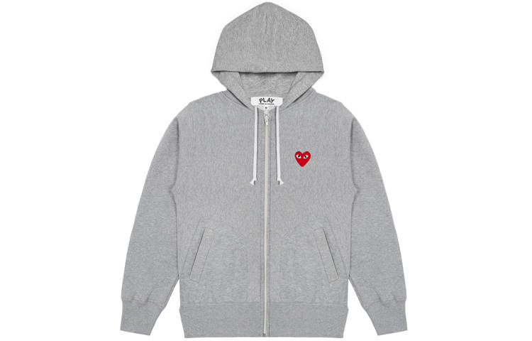 CDG Play Sweatshirts Men's Hooded Non Detachable Moderate