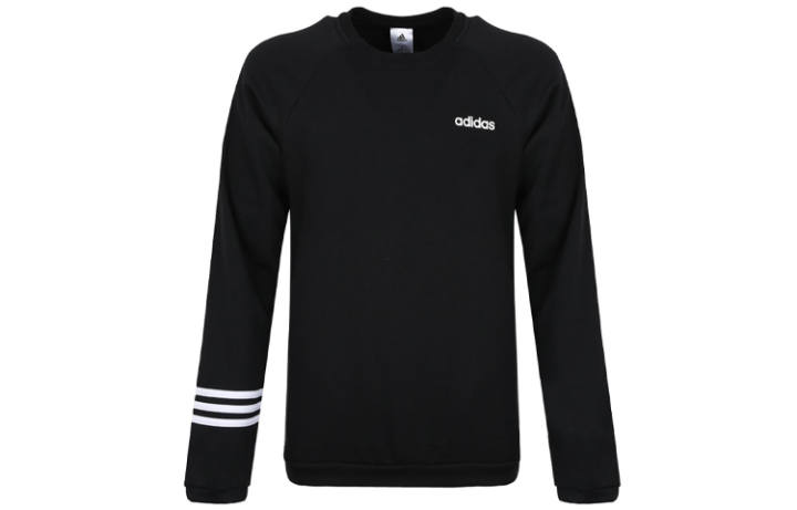 Adidas Adidas Sweatshirts Men's Black Crew Neck Moderate Regular