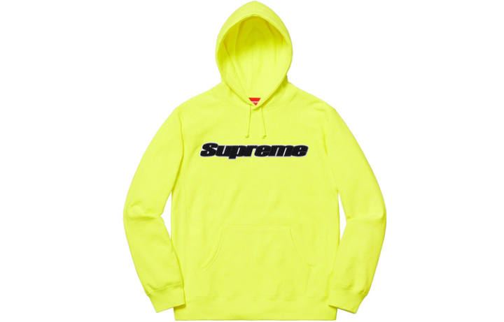 Supreme Supreme Chenille Hooded Sweatshirt