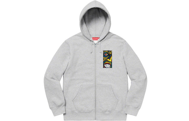 Supreme Supreme Disturbed Zip Up Hooded Sweatshirt