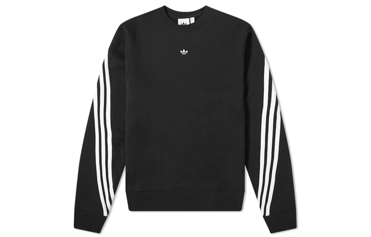 Adidas Originals 3 Stripes Sweatshirts Men's Crew Neck Moderate Other
