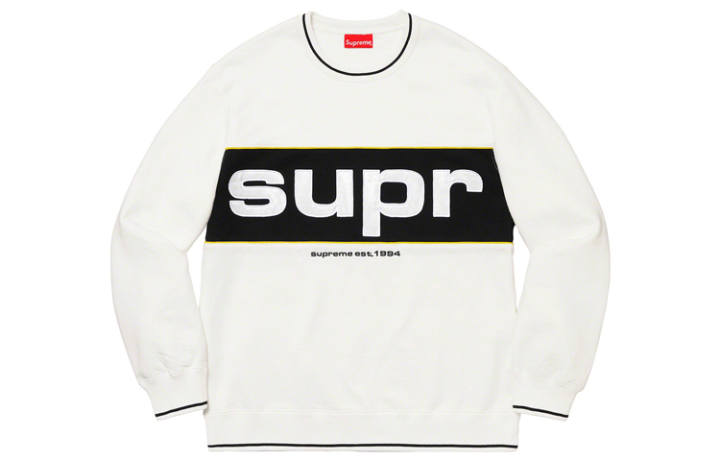 Supreme Supreme Piping Crewneck