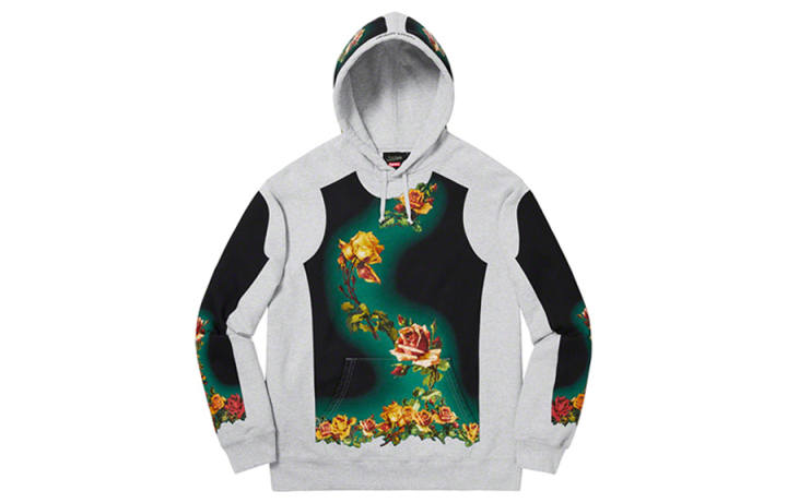 Supreme Supreme Jean Paul Gaultier Floral Print Hooded Sweatshirt