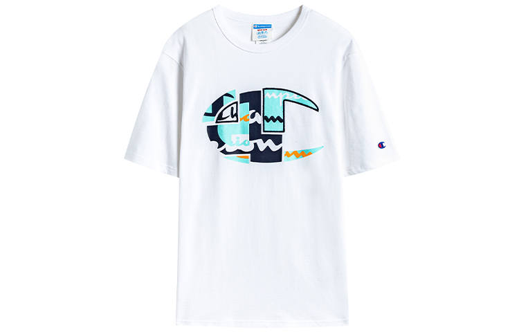 Champion Straight Fit T Shirt US Version Unisex White