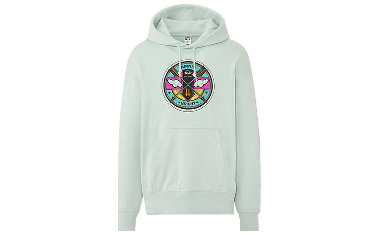 UNIQLO Sweatshirt Unisex Light Green