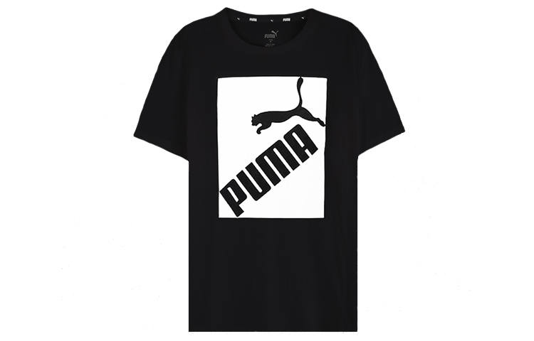PUMA T Shirts Men's Crew Neck Moderate Straight Fit