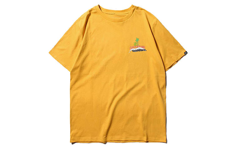 Vans Asia Artist Collaboration Edition T Shirt Men's Yellow