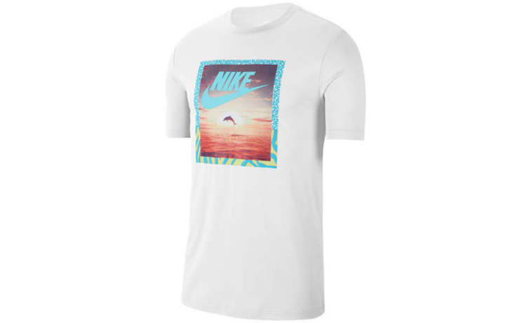 Nike Nike T Shirts Men's Crew Neck Moderate Straight Fit