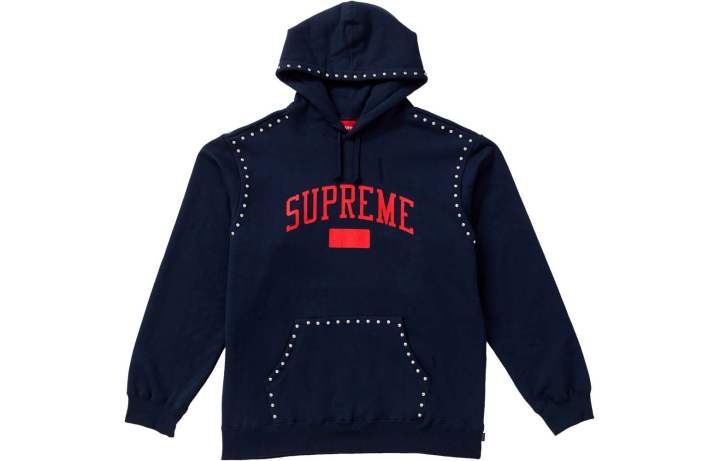 Supreme Supreme Studded Hooded Sweatshirt FW18