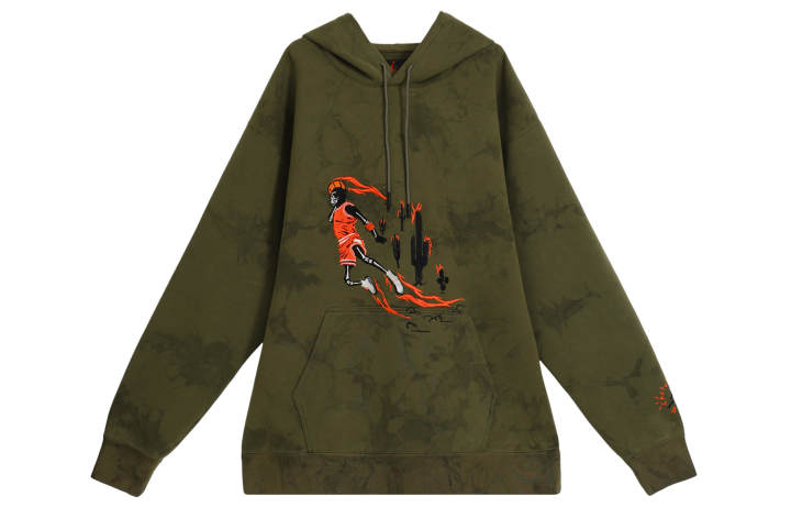 Jordan Cactus Jack By Travis Scott X Air Jordan Washed Suede Hoodie