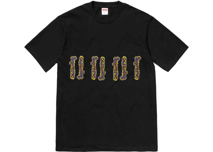 Supreme Supreme SS18 Gonz Logo Tee Black T Shirt Unisex Black