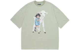 UNVESNO T Shirts Unisex Crew Neck Moderate Straight Fit