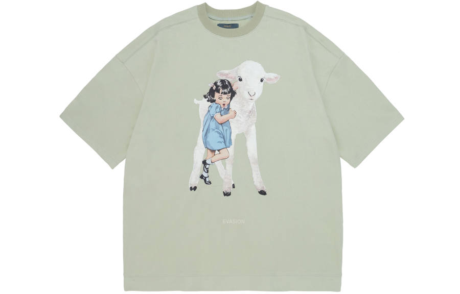 UNVESNO T Shirts Unisex Crew Neck Moderate Straight Fit