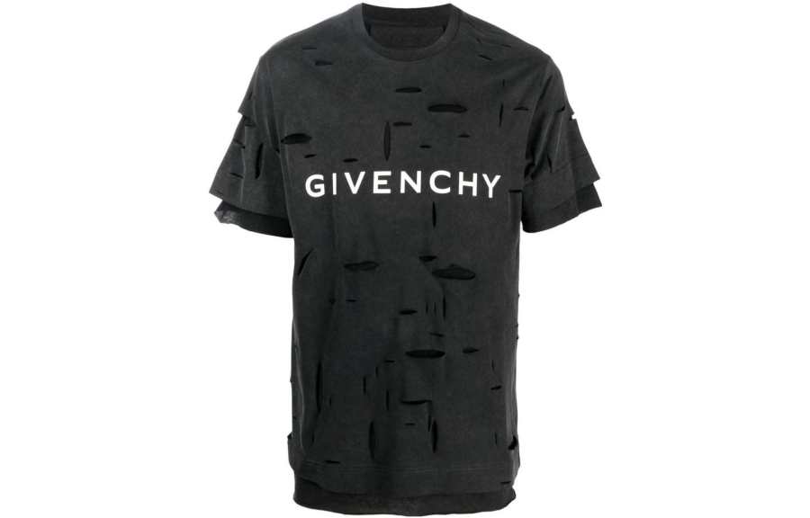 Givenchy Givenchy 2 Layers Classic Fit Hole T Shirt