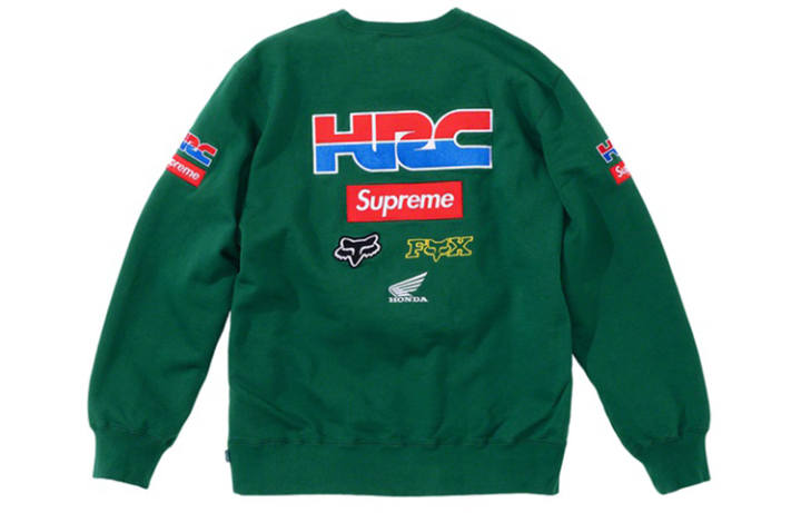 Supreme Supreme X Honda Fox Racing Crewneck