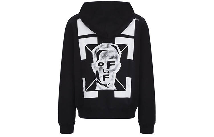 OFF-WHITE OFF WHITE Slim Fit Pivot Fish Hoodie