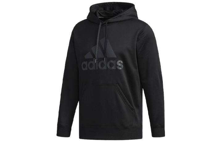 Adidas Adidas Sweatshirts Men's Black Hooded Moderate Regular