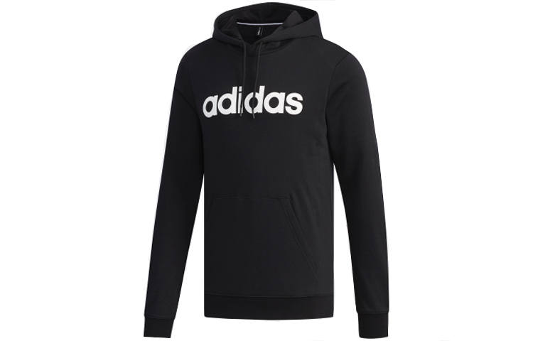 Adidas Neo Sweatshirts Men's Black Hooded Moderate Regular