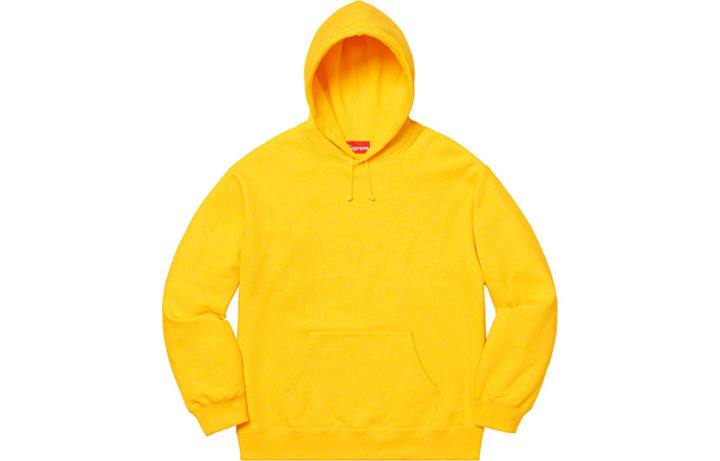Supreme Supreme Rhinestone Script Hooded Sweatshirt
