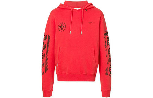 OFF-WHITE OFF WHITE Diag Stencil Hoodie