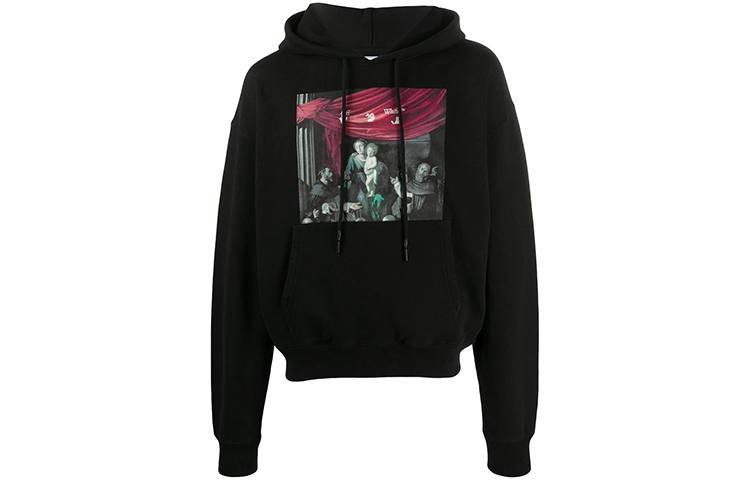 OFF-WHITE OFF WHITE Sweatshirt Loose Fit Men's Black
