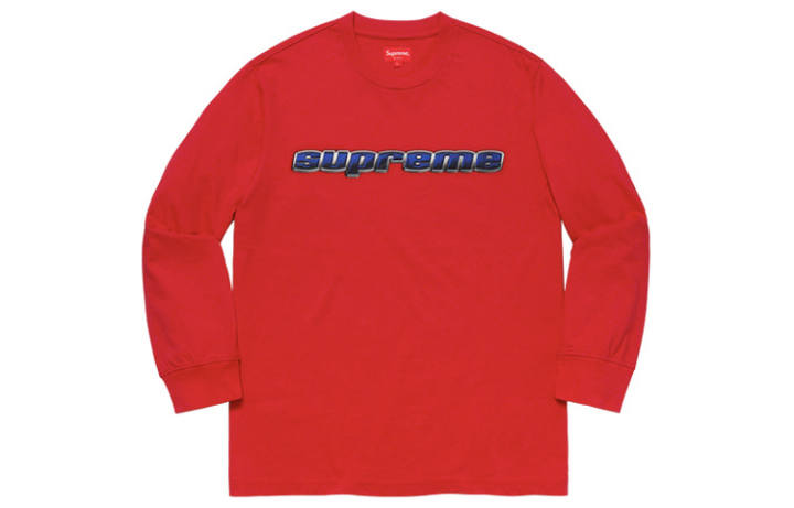 Supreme Supreme Chrome Logo L/S Top