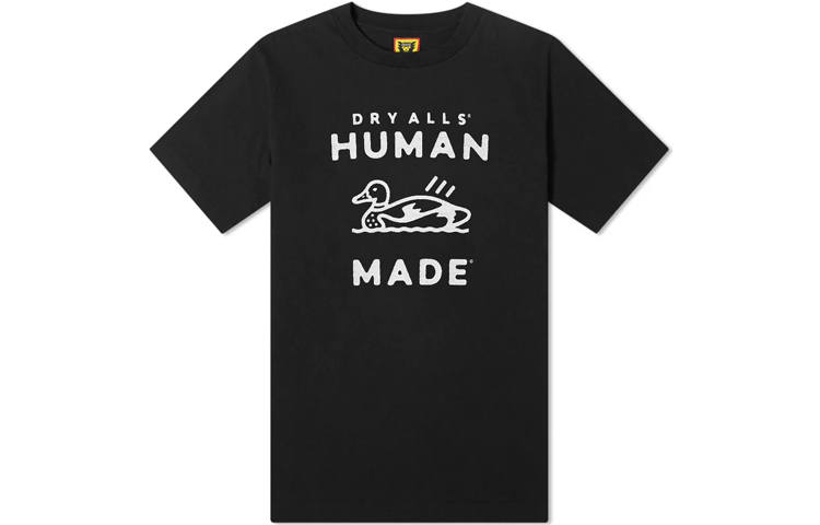 HUMAN MADE T Shirts Unisex Crew Neck Moderate Straight Fit