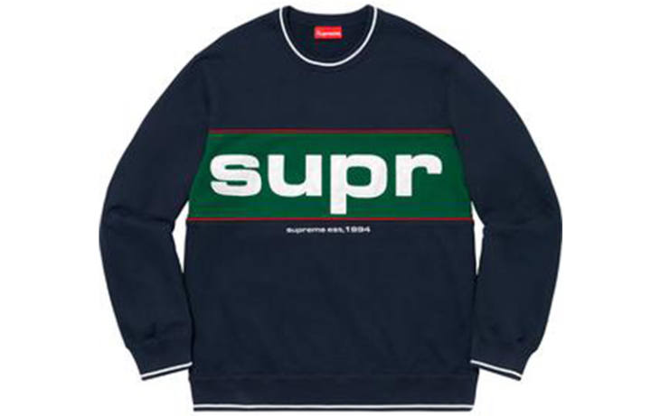 Supreme Supreme Piping Crewneck
