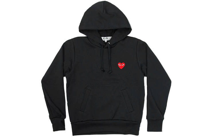 CDG Play Comme Des Garcons Play Red Heart Hoodie