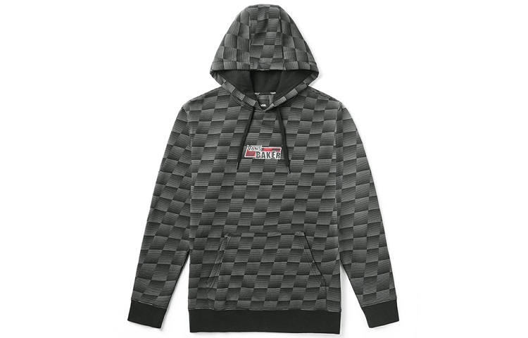Vans Vans X BAKER Sweatshirts Men's Black Hooded Moderate Regular