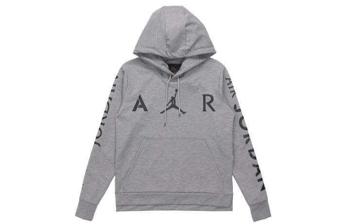Jordan Jordan Sweatshirts Men's Gray Hooded Moderate Regular