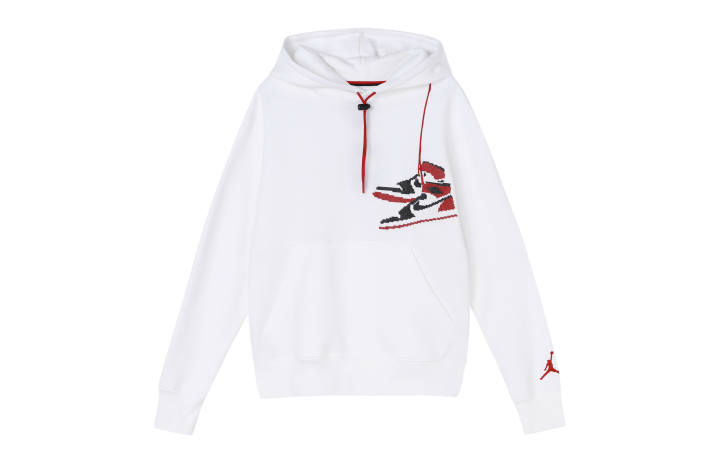 Jordan Jordan Sweatshirts Men's White Hooded Non Detachable Moderate
