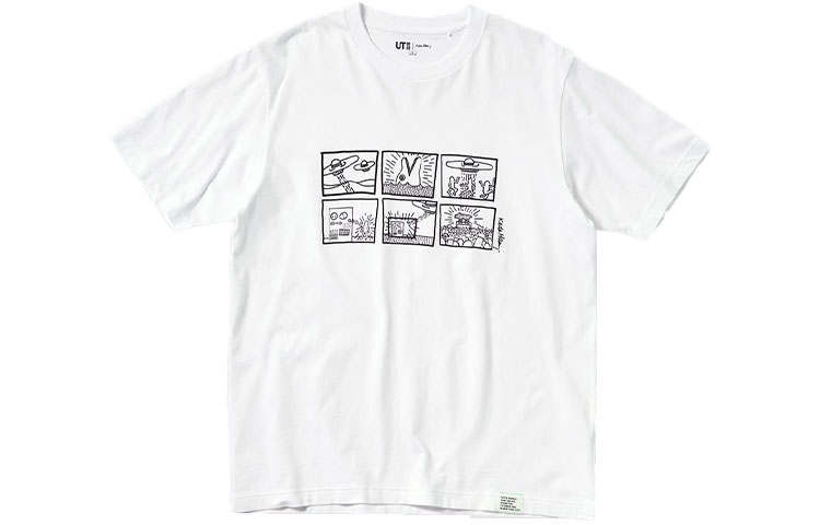 UNIQLO x Keith Haring T Shirt Unisex White
