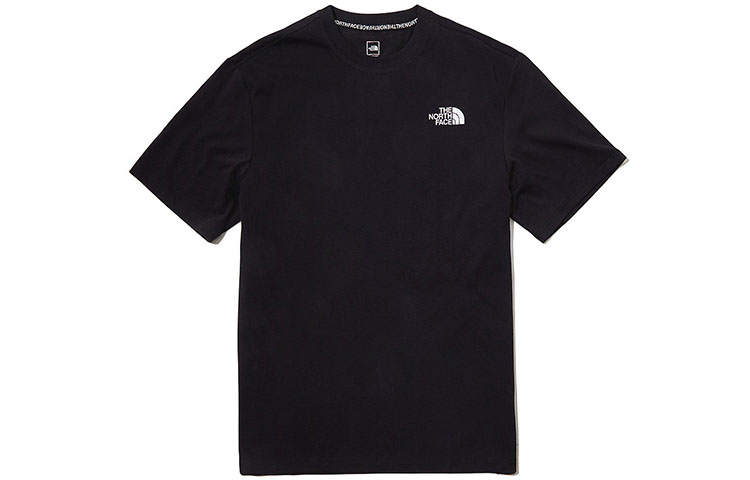 THE NORTH FACE T Shirts Unisex Black Crew Neck Moderate Straight Fit