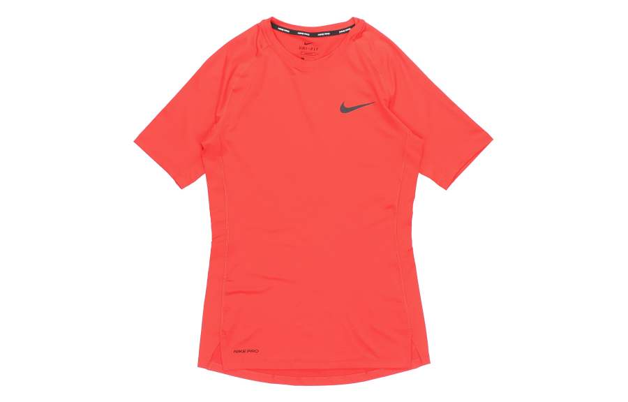 Nike Nike T Shirts Men's Red Crew Neck Moderate Straight Fit
