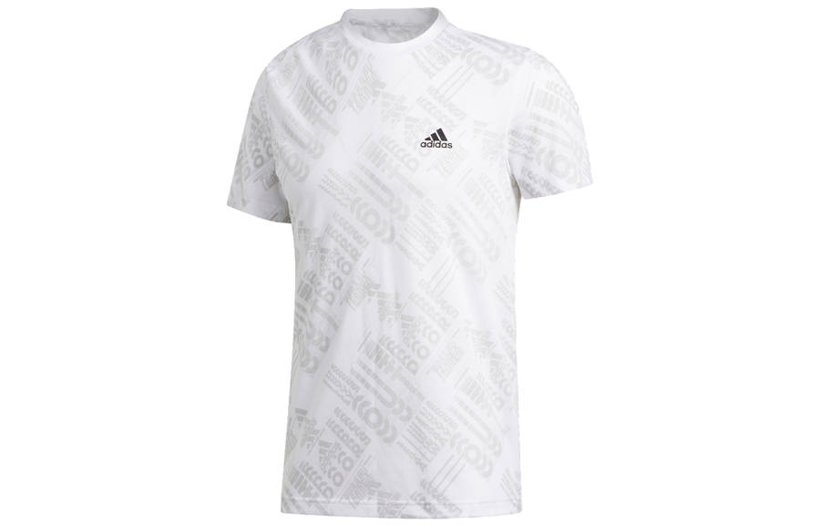 Adidas Adidas T Shirts Men's White Crew Neck Moderate