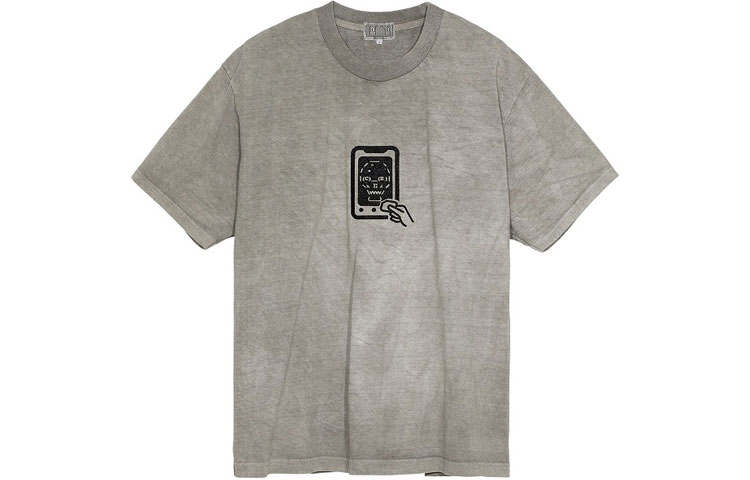 Cav Empt T Shirts Men's Crew Neck Moderate Straight Fit