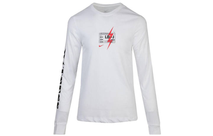 Nike Nike Dri Fit T Shirts Men's White Crew Neck Moderate Straight Fit