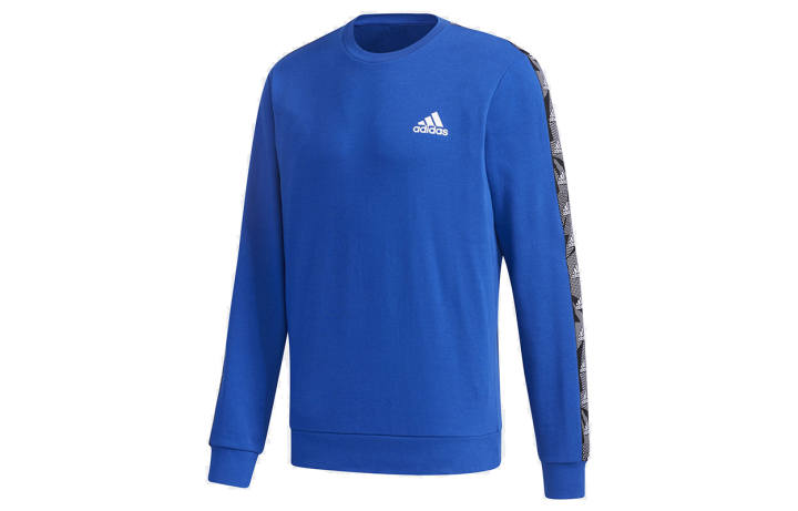 Adidas Adidas Sweatshirts Men's Blue Crew Neck Moderate Regular