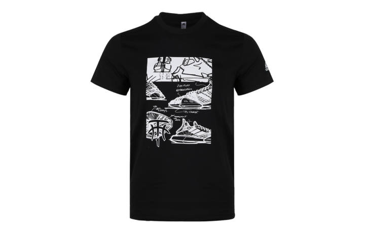 Adidas Adidas T Shirts Men's Crew Neck Moderate Straight Fit