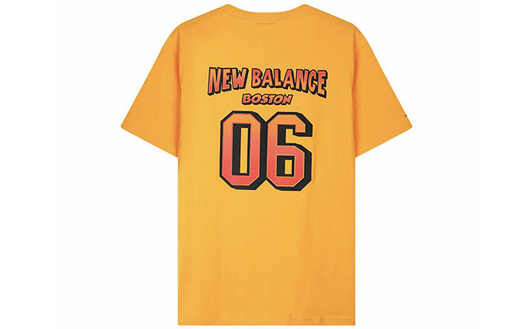 New Balance New Balance Rainbow Logo Casual T Shirt Men's Yellow